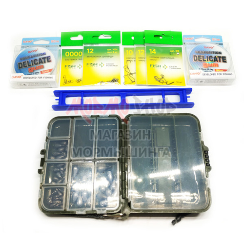Набор Микро-отводной поводок до 5 гр (капля)