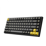 AKKO 3084B Plus Black&Gold 3 Modes RGB Hot Swap  V3 Cream Yellow Switch,ASA profile keycap