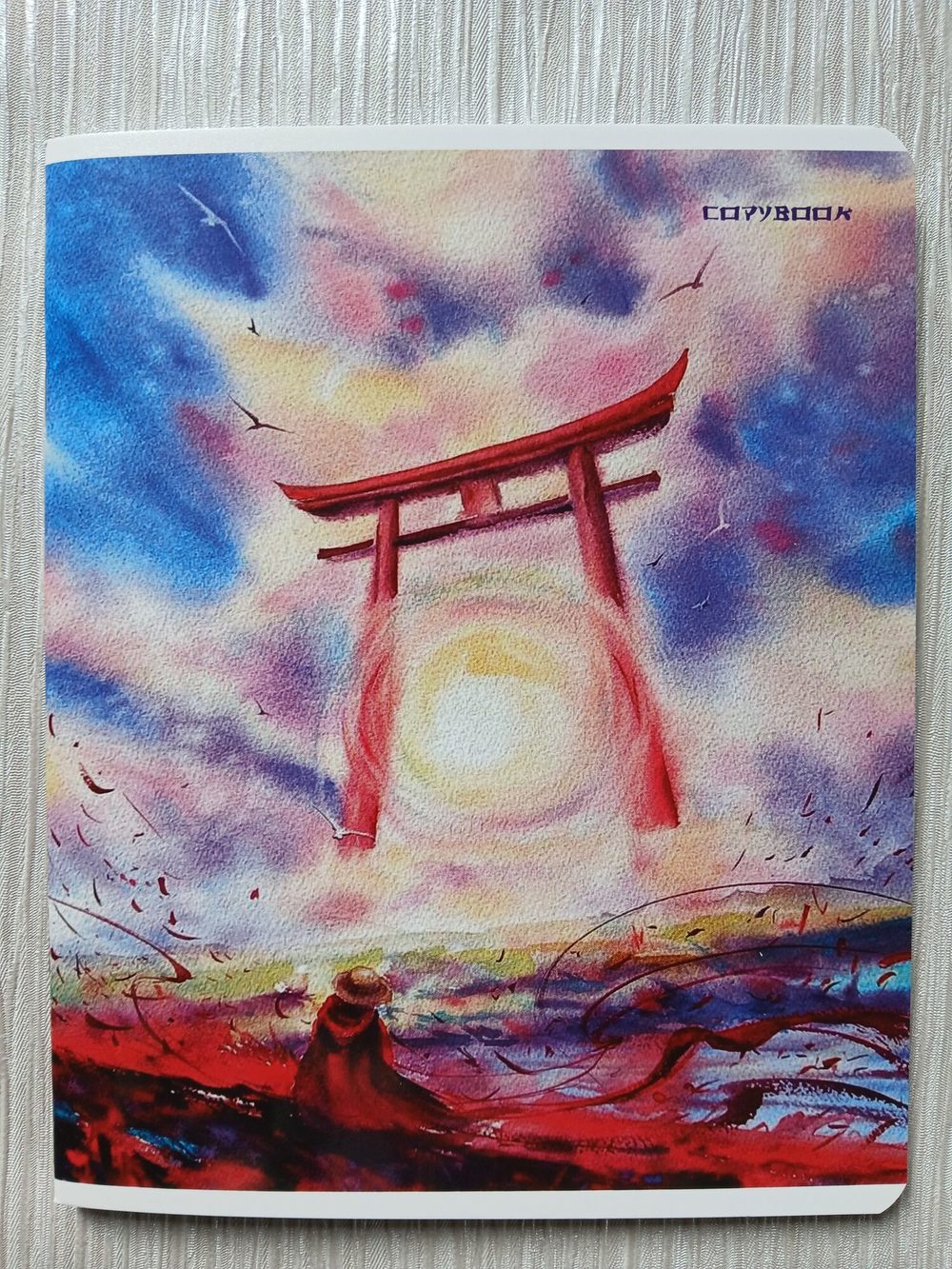 Тетрадь 48 листа А5+.  "Сказочная Япония", общая, клетка. Формат А5+ (163*203 мм). Арт.120048. С полями. Комплект 5 шт.