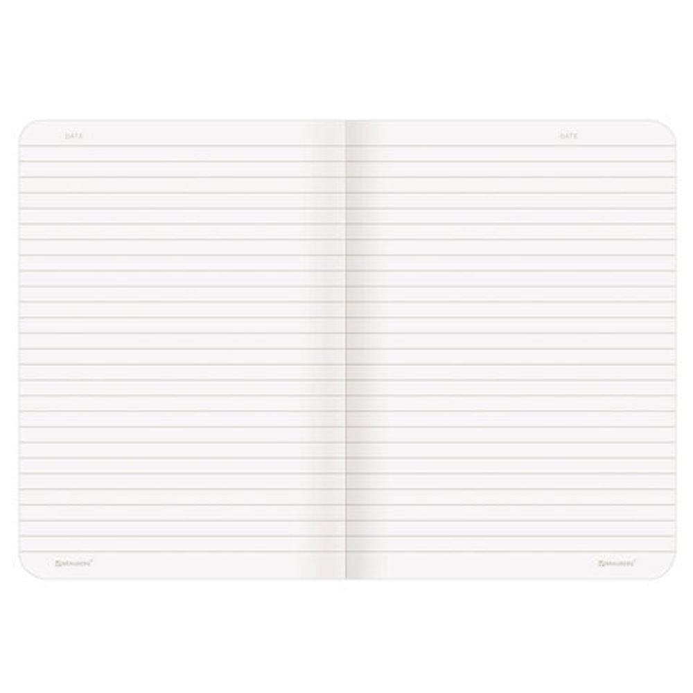 Тетрадь 48 л. в линию обложка кожзам под рогожку, сшивка, A5 (147х210мм), РОЗОВЫЙ, BRAUBERG HARMONY, 403837