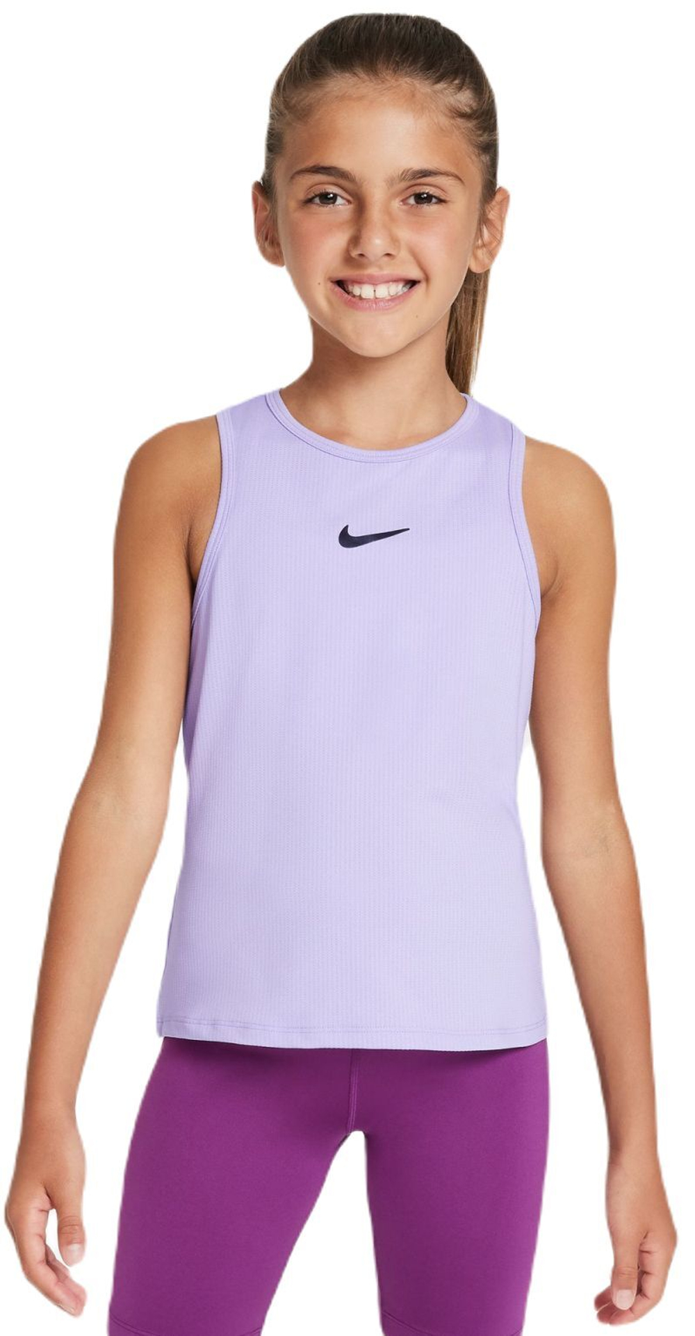 Футболка для девочки Nike Girls Court Dri-Fit Victory Tank Top - hydrangeas/black - Blue