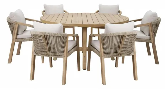 Стол Rimini Ø150, массив акации