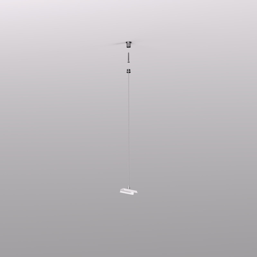 TR2126-WH Механический подвес для трека SMART BASE, IP20, 1.5м, белый, алюминий