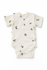 Боди кр.рукав и штанишки в рубчик, Оливки