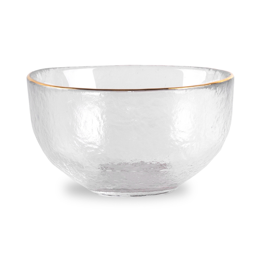 243042.8 Пиала серия ЛЕДЯНОЙ УЗОР "Айсберг", стекло, 90 мл, золотой ободок