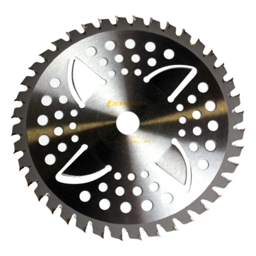 Нож CHAMPION Wind 40 зубчатый d=255*25.4mm  твердосплавные зубцы   C5203