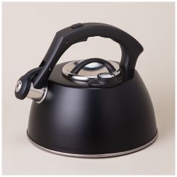 ЧАЙНИК AGNESS СО СВИСТКОМ, СЕРИЯ ТЮДОР, 2,8Л ТЕРМОАККУМУЛИРУЮЩЕЕ ДНО,ИНДУКЦИЯ,ВСТРОЕННЫЙ ТЕРМОМЕТР