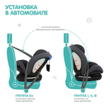 Автокресло DEXTER, AY518, группа 0+1+2+3 (0-36 кг), (BEST BABY) (темно-серый)
