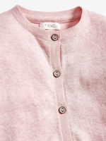 Кардиган с карманом для девочки Next 656-345, Розовый