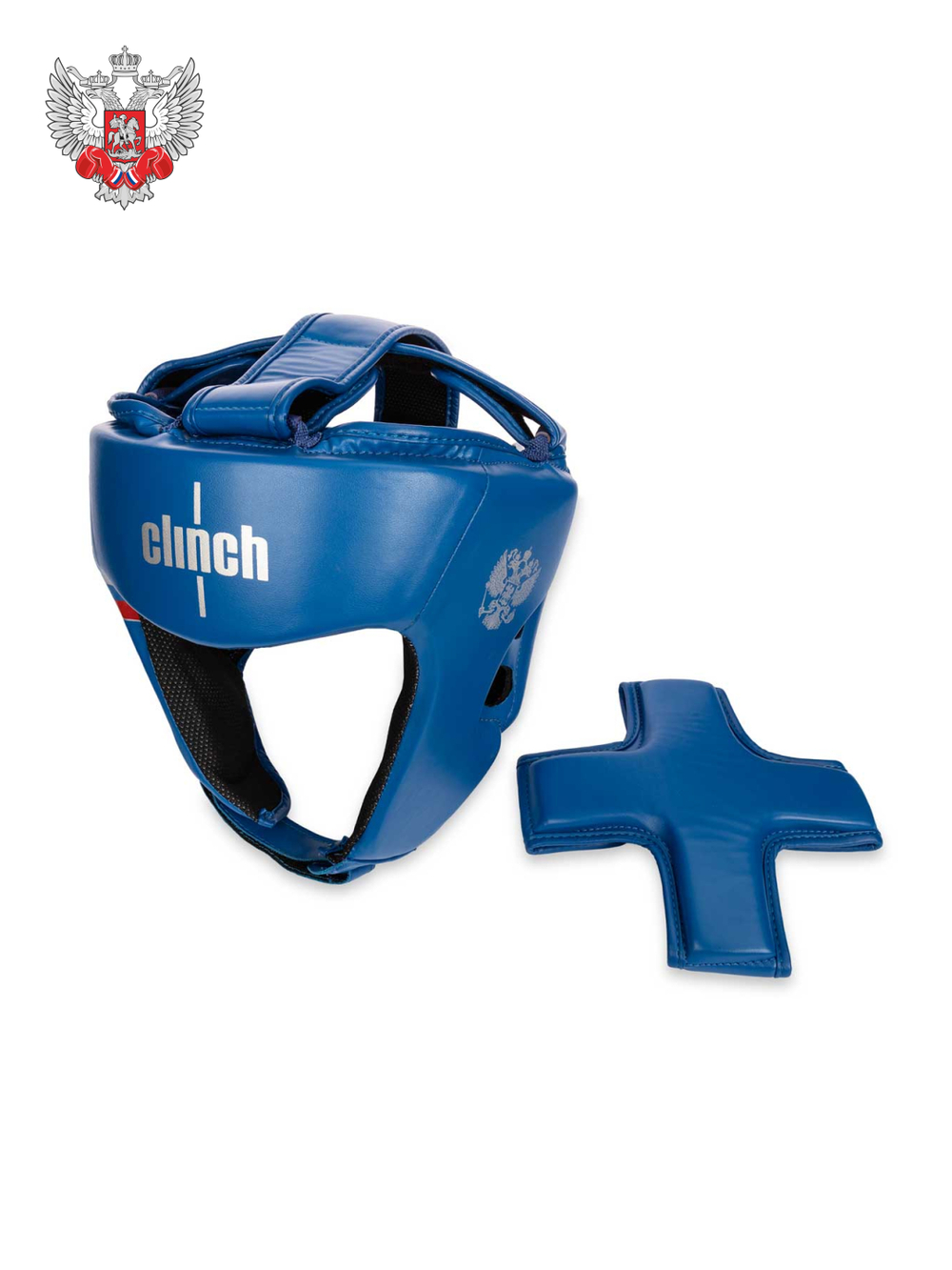C113 Шлем боксерский Clinch Olimp Dual синий