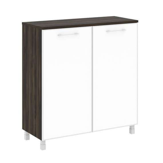 Yalta Шкаф квадратный LT.SD-1.4 R white Дуб Мали/Стекло White 1098*452*1168