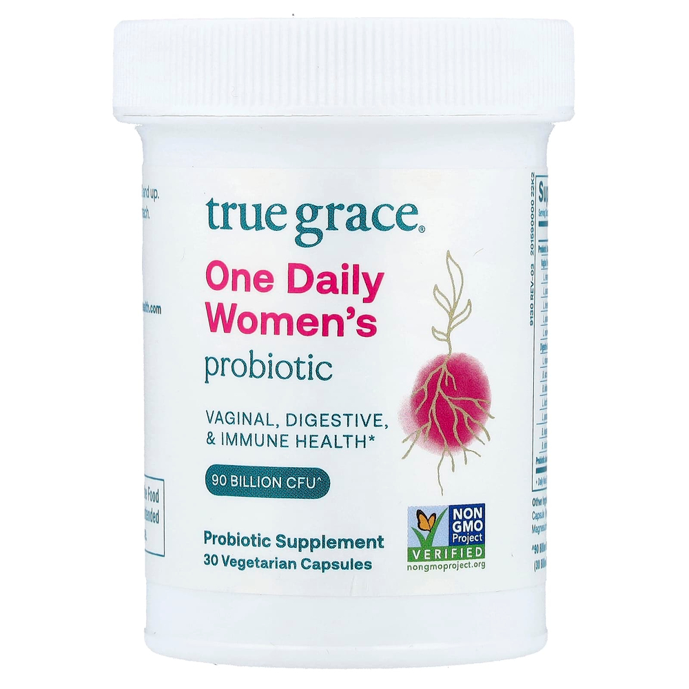 True Grace, One Daily Women's Probiotic, 30 вегетарианских капсул