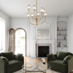 Люстра на штанге Maytoni ARCO MOD223PL-08BS