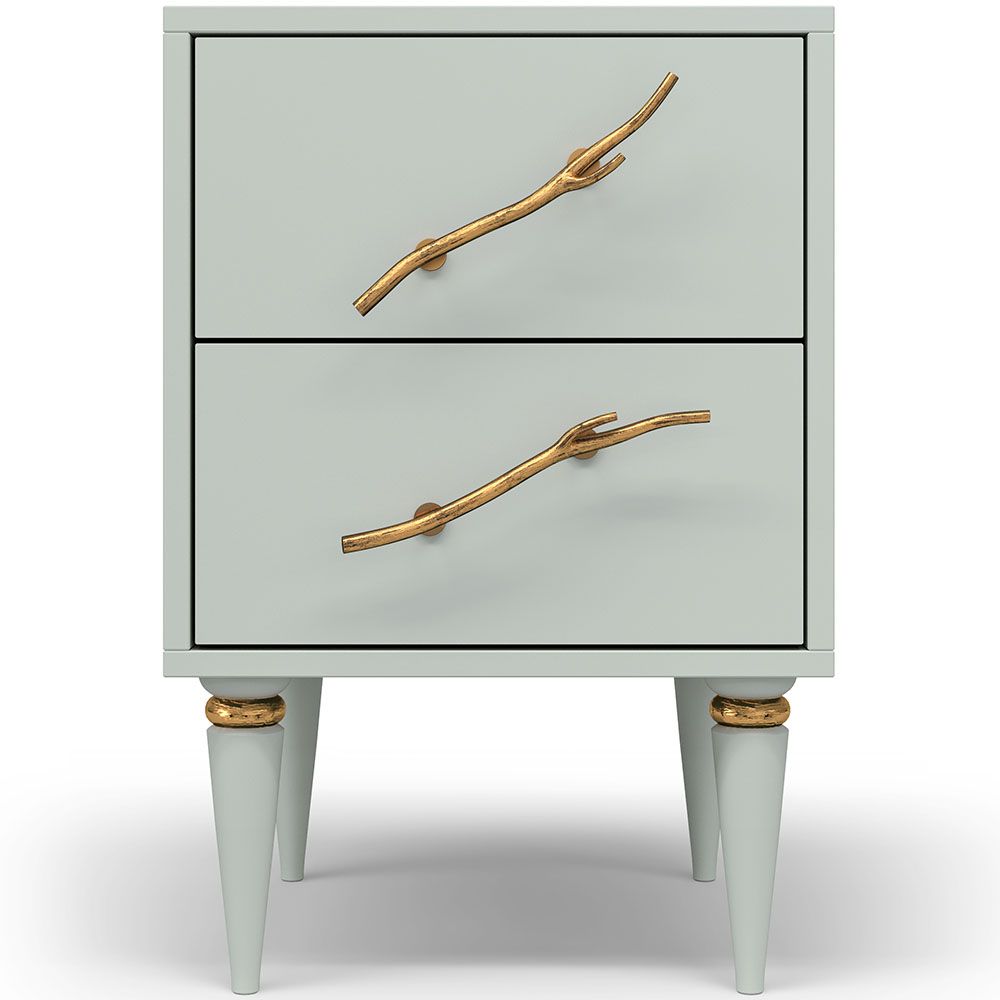 Тумба Арт Колор matte Классик Голд Серый дым матовый