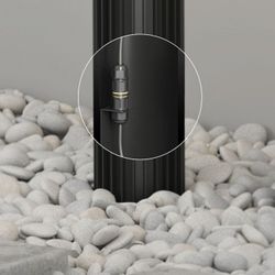 Наземный низкий светильник Denkirs Farsun DK9725-BK