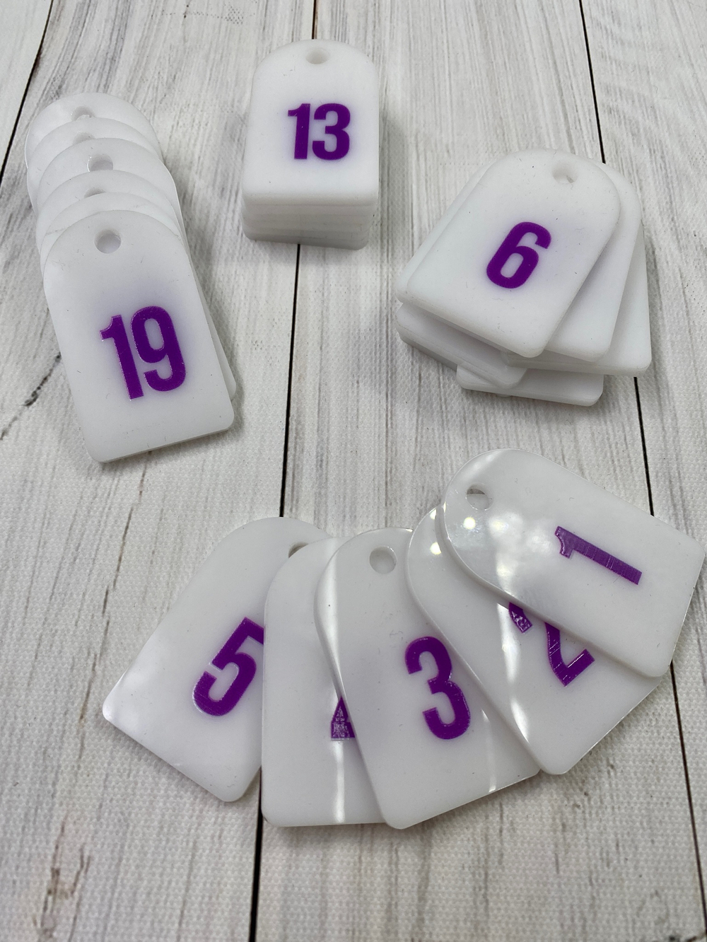 Номерки для ключей 30х50 (Комплект)