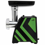 Мясорубка KITFORT КТ-2101-2, 1500 Вт, производительность 1,2 кг/мин, реверс, 2 насадки, пластик, зеленая, KT-2101-2