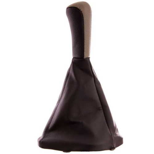 Ручка рычага КПП с чехлом и рамкой ВАЗ 2110-12 кожа серая Skyway