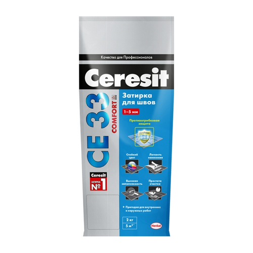 Затирка Ceresit CE33 S №34, розовый, 2 кг