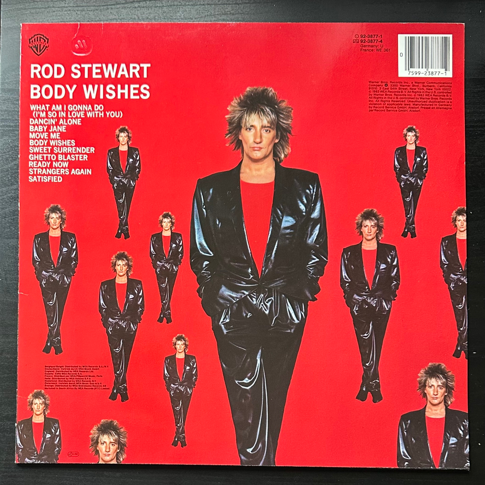 Rod Stewart- Body Wishes (Германия 1983г.)