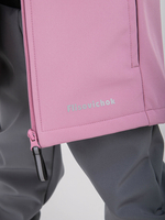 Куртка из софтшелла "Пыльная роза"