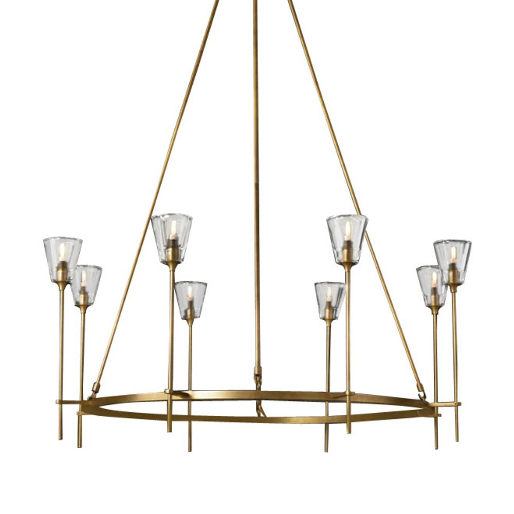 Люстра Torche De Verre 8 gold