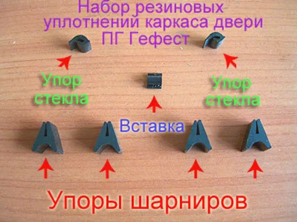 О резиновых упорах шарнира и панорамного стекла Гефест