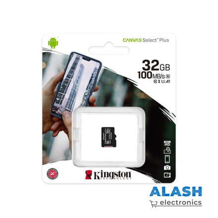 Карта памяти MicroSDHC 32 Gb CL10 Kingston Canvas Select Plus A1 с адаптером в блистере