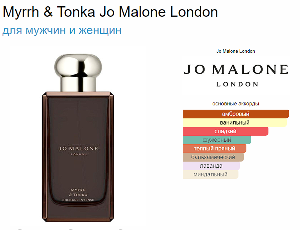 Jo Malone Myrrh & Tonka