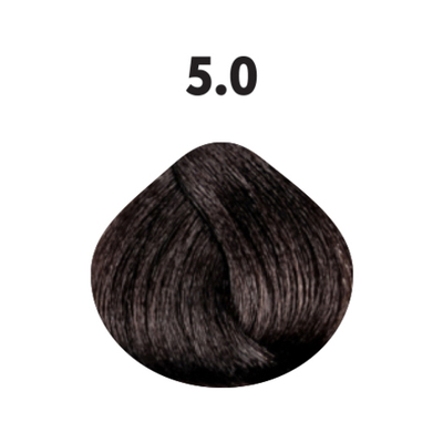 5.0 крем-краска KAARAL Baco Color Fast светлый каштан - 100 мл.