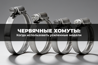 Червячные хомуты: когда использовать усиленные модели