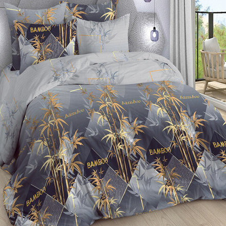 Комплект постельного белья "ВЛ. БАМБУК", поплин Премиум, 100% хлопок.