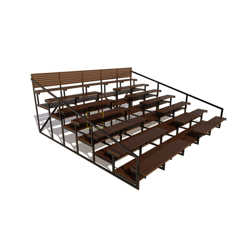 Трибуна Спортивная семиярусная (лиственница)