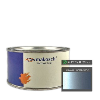Автоэмаль makosch/LADA 473, Базовая эмаль, голубой, перламутр, 200мл.