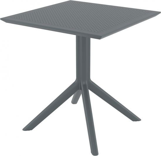 Стол пластиковый Sky Table 70 темно-серый