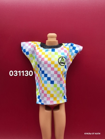 Одежда для куклы Барби винтаж футболка 031130
