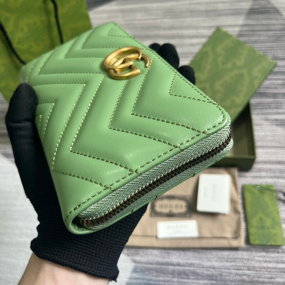 Gucci Marmont Zip Around Wallet
