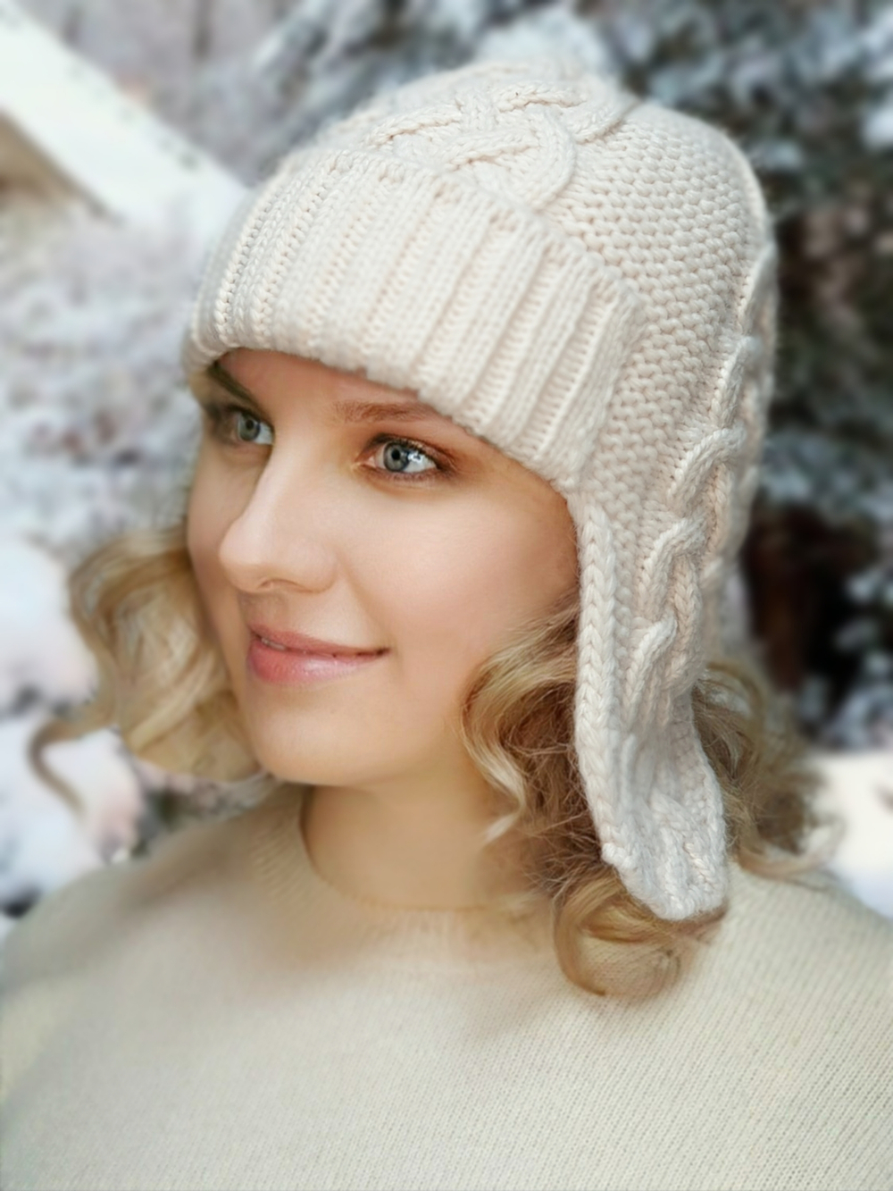 Шапка ушанка АЙС (Флис)