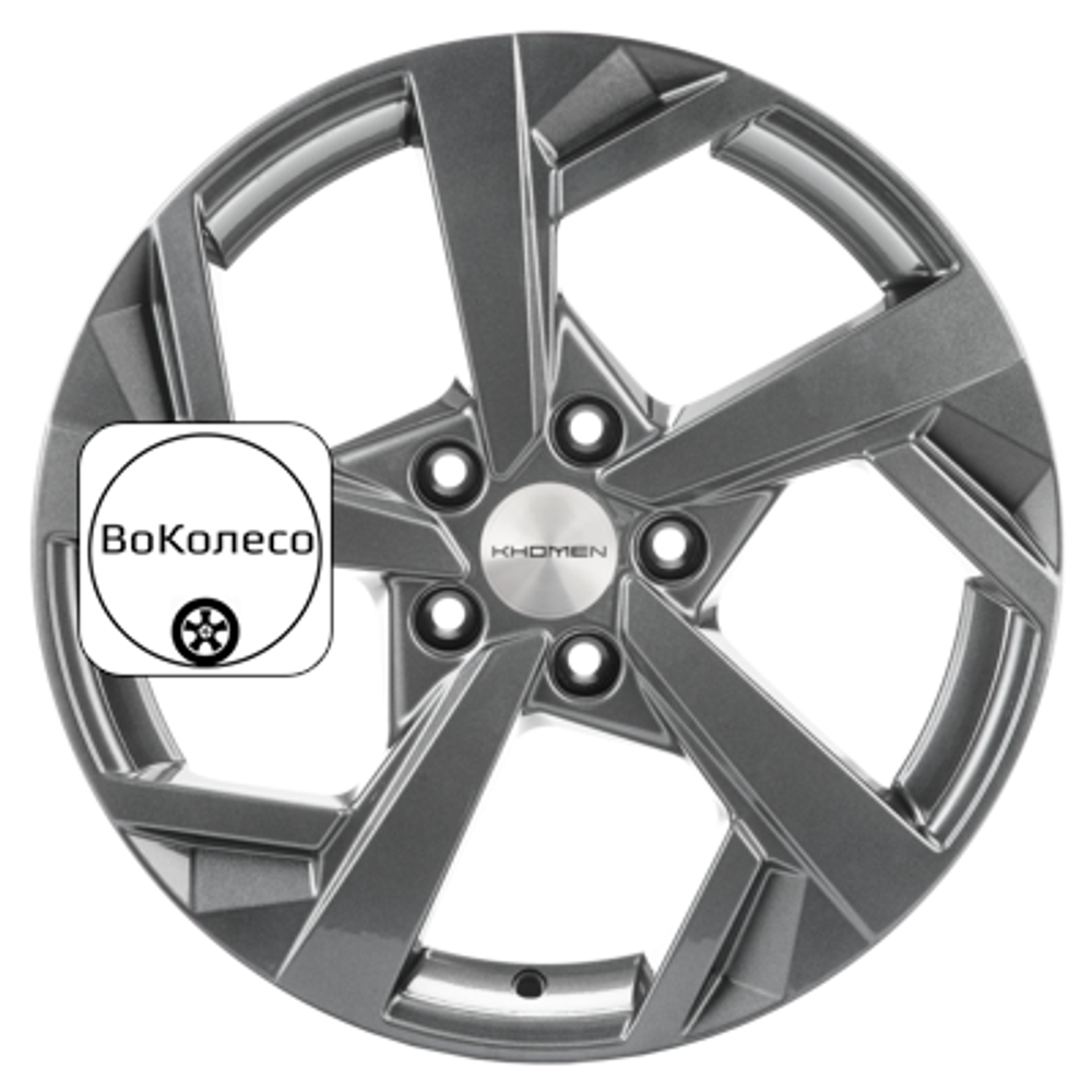 7x17/5x114,3 ET45 D60,1 KHW1712 (Changan/Geely/Lexus/Toyota) Gray (пш) Khomen Wheels