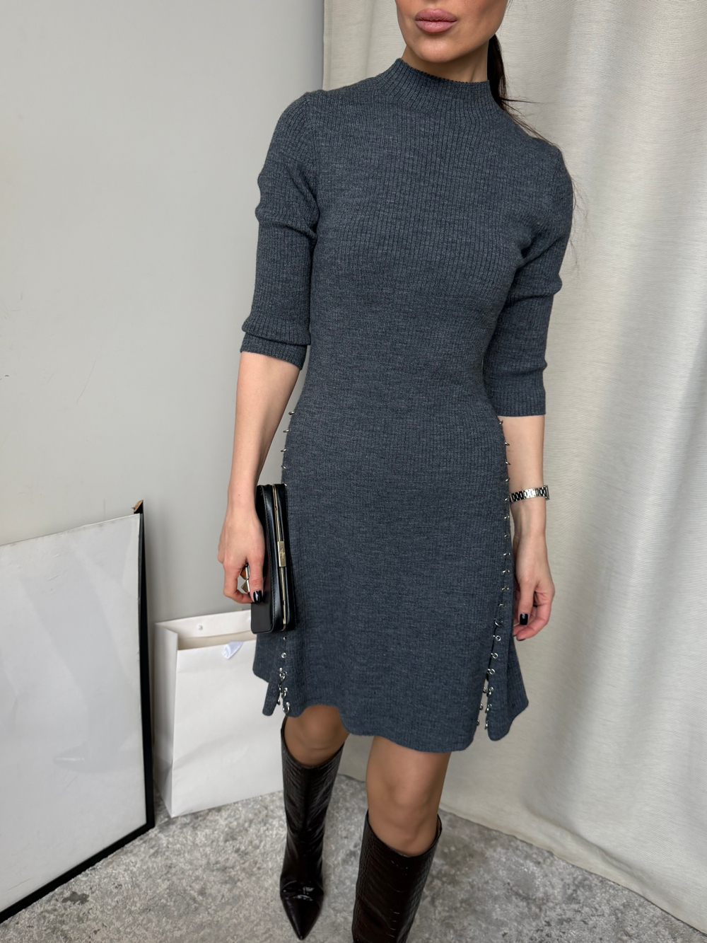 Шерстяное платье Maje, XS