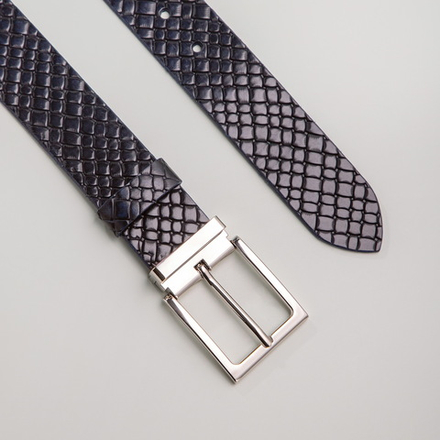 Ремень Treccia Old, натуральная кожа (Италия), пряжка 40мм, замак