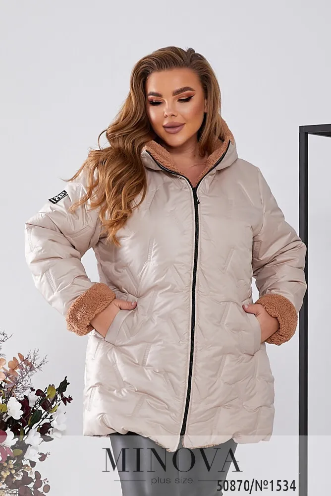 Куртка 1534-Бежевый Minova