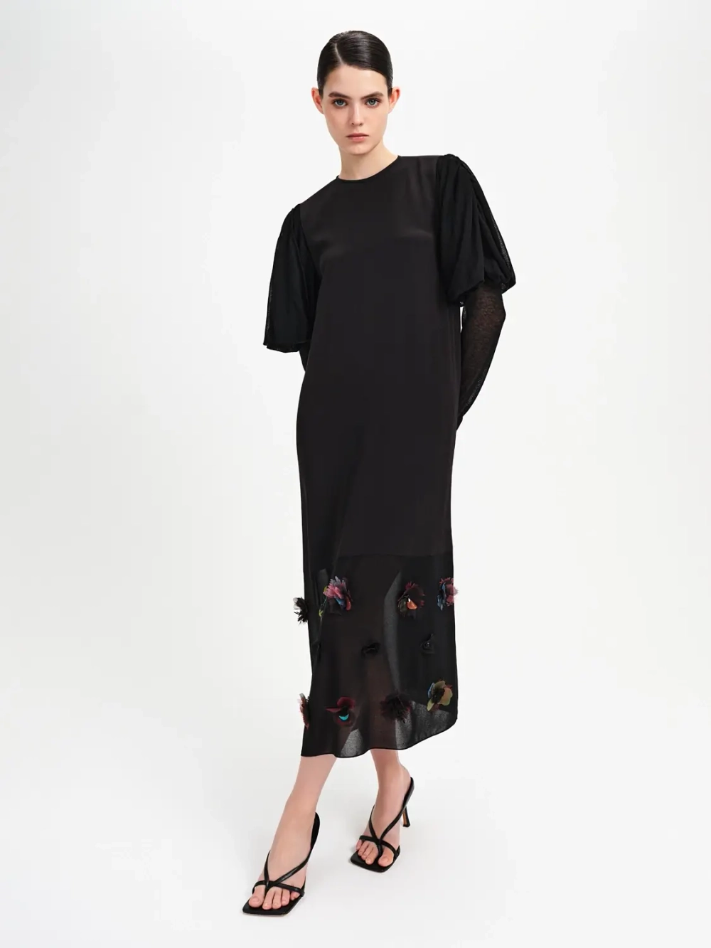 Платье черное OLA OLA