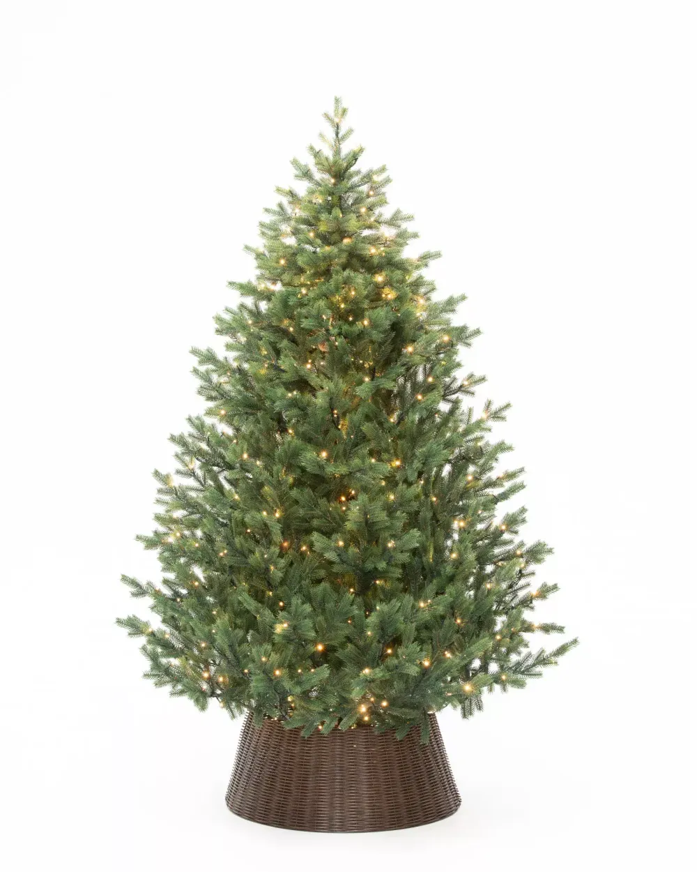 Елка с гирляндой 2в1 «Торжественная» (Литая хвоя) от 1,8 м до 4 м