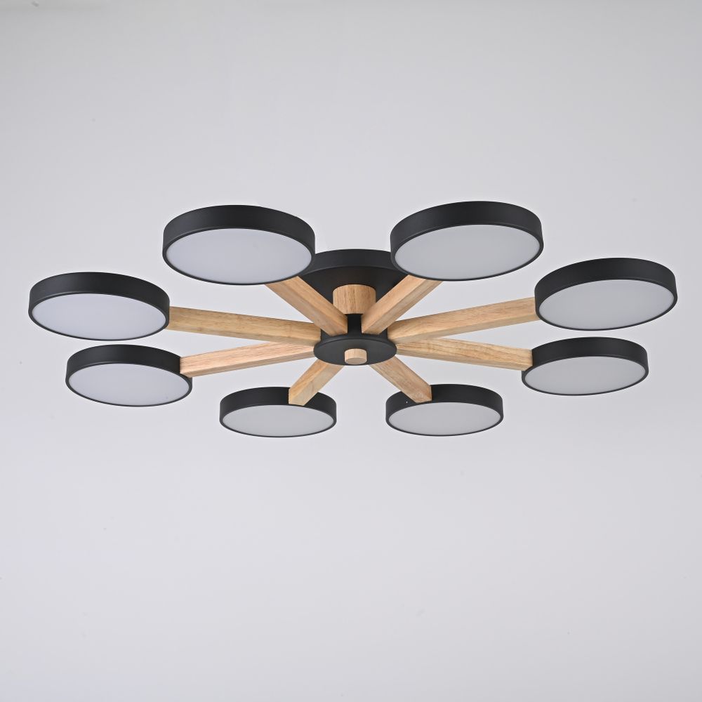 Потолочная Люстра Turna 8 Black By Imperiumloft