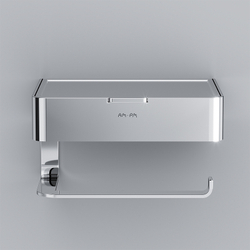 Держатель для туалетной бумаги AM.PM Inspire 2.0 A50A341500 с полкой с контейнером Хром