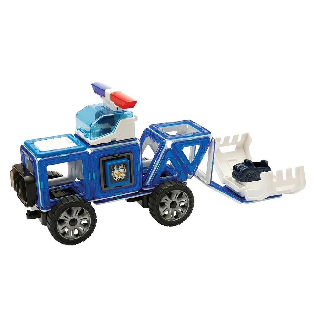 Магнитный конструктор MAGFORMERS Amazing Police Set