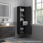 Пенал подвесной IDDIS Torr, 40 см, темно-серый, TOR40D0i97