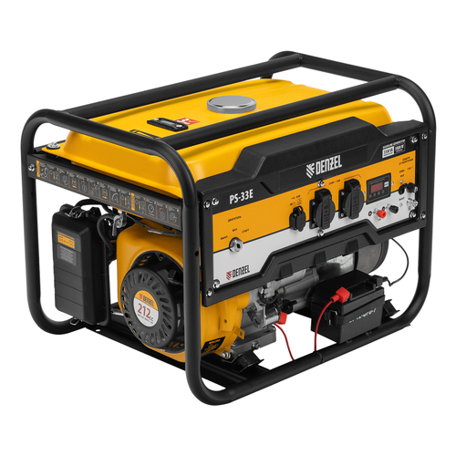 Генератор бензиновый Denzel PS-33E с электростартером