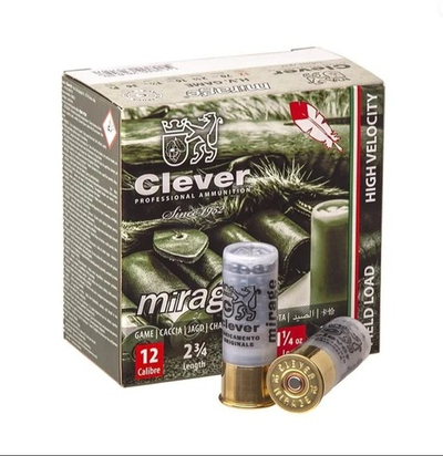 Патрон 12/70 Clever №1 36г п/м , коробка 25 шт.